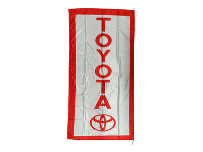 Quality, TOYOTA White Outdoor Flag - Multiple Sizes Available
