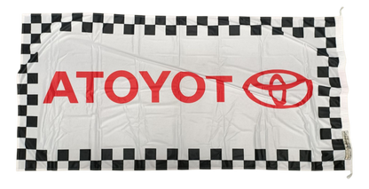 Toyota Racing Car Flag