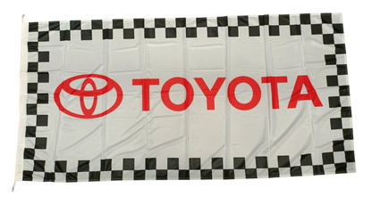 Toyota Racing Car Flag