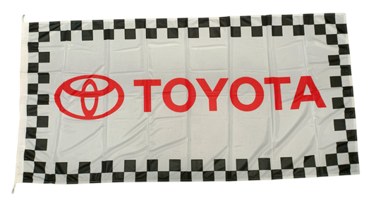 Toyota Racing Car Flag