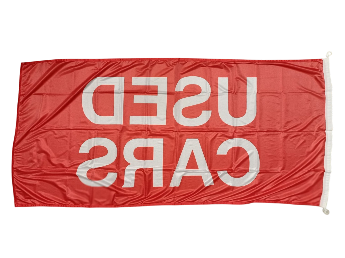 Used Cars Flag, Red, 180x90 cm