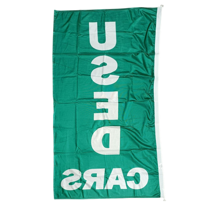 Used Cars Flag, 90x180 cm - Available in Blue and Green Colors