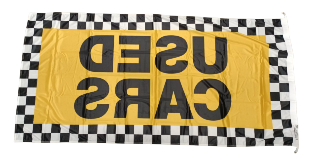 Used Cars Flag– Multiple Colors Available