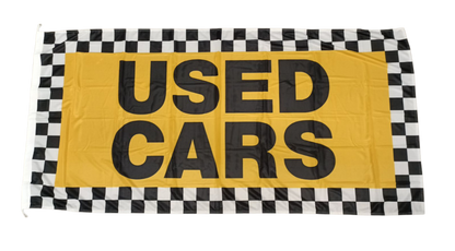 Used Cars Flag– Multiple Colors Available