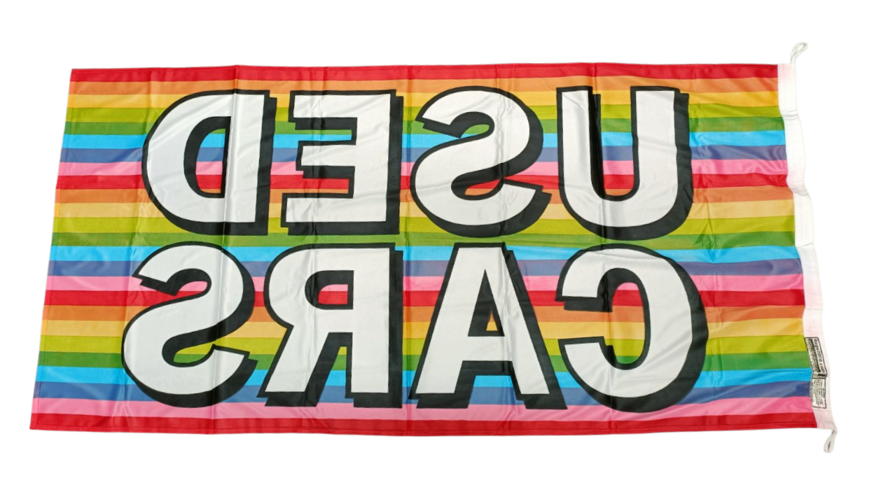 Used Cars Flag– Multiple Colors Available