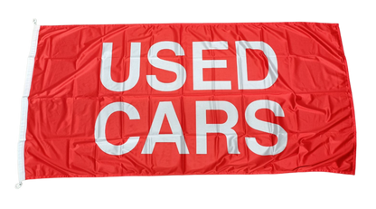 Used Cars Flag– Multiple Colors Available