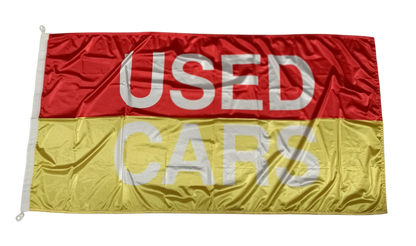 Used Cars Flag– Multiple Colors Available